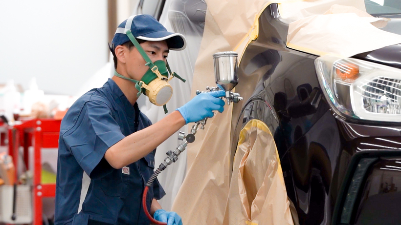 トータルリペアの板金塗装の技術